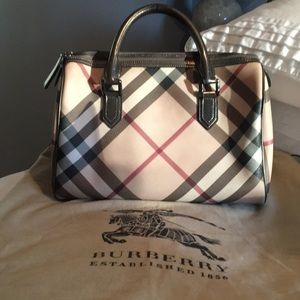 Burberry Nova check bowling Bag